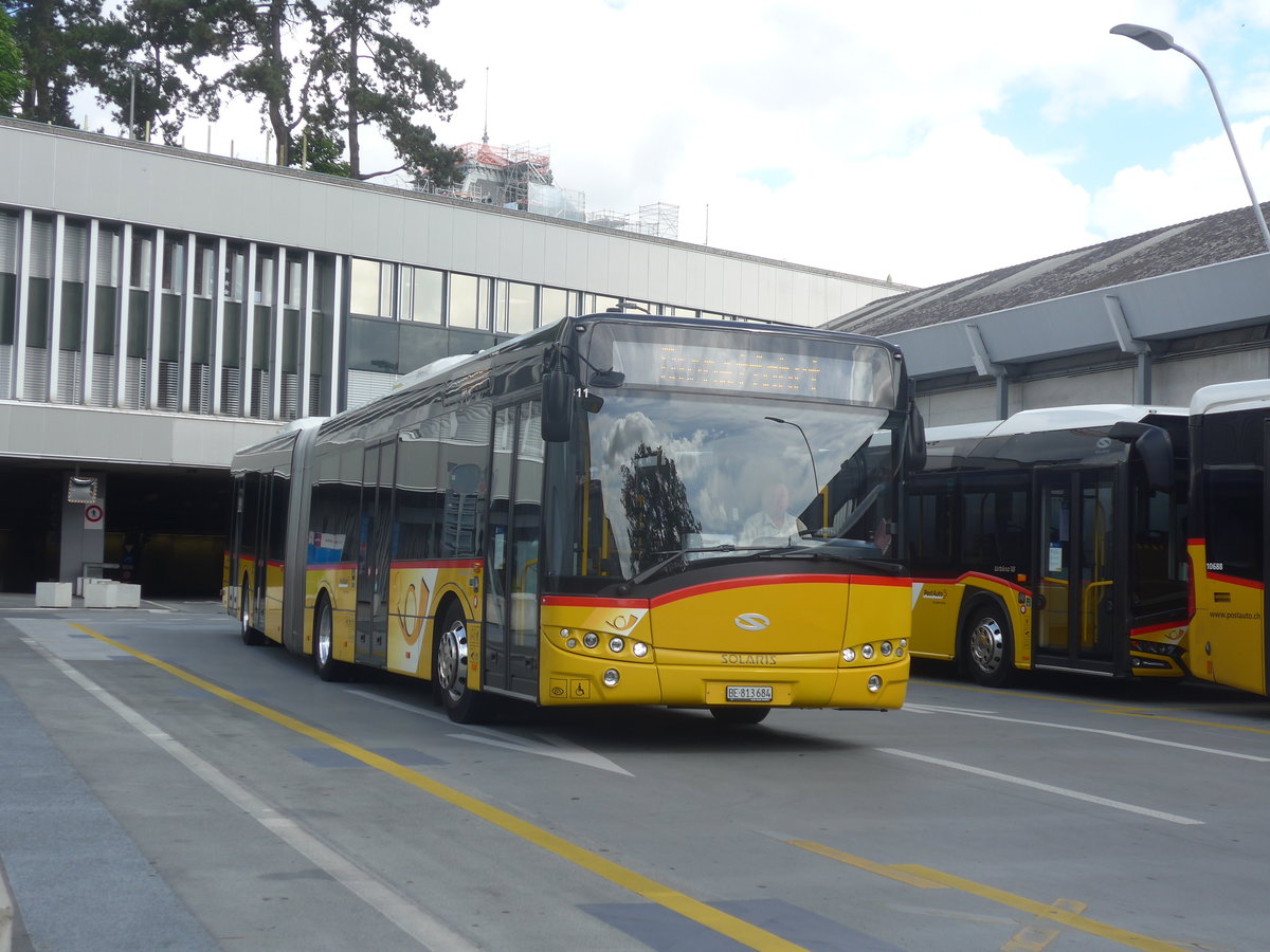 (220'066) - PostAuto Bern - Nr. 684/BE 813'684 - Solaris am 23. August 2020 in Bern, Postautostation