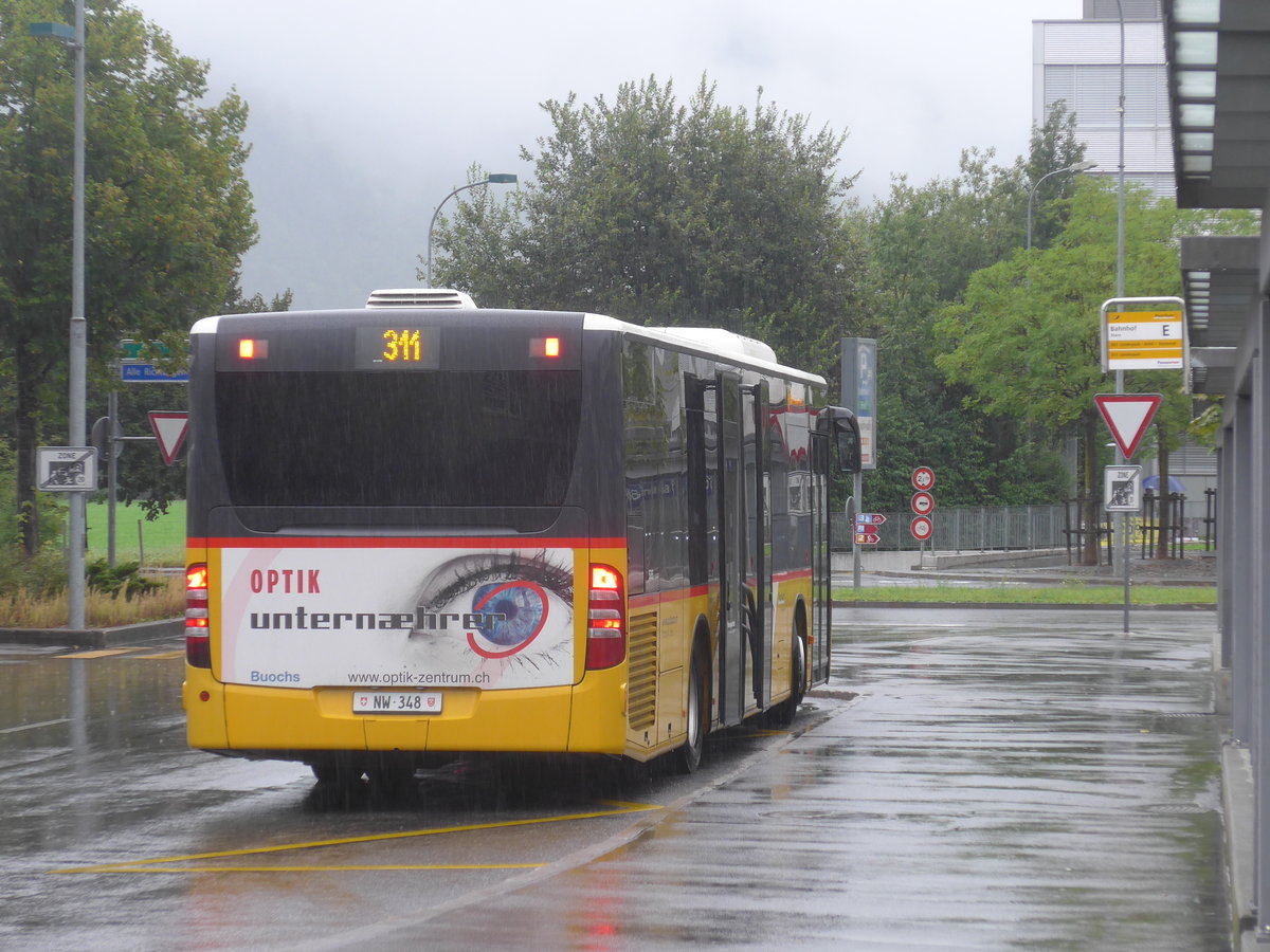 (220'200) - Thepra, Stans - Nr. 31/NW 348 - Mercedes am 29. August 2020 beim Bahnhof Stans