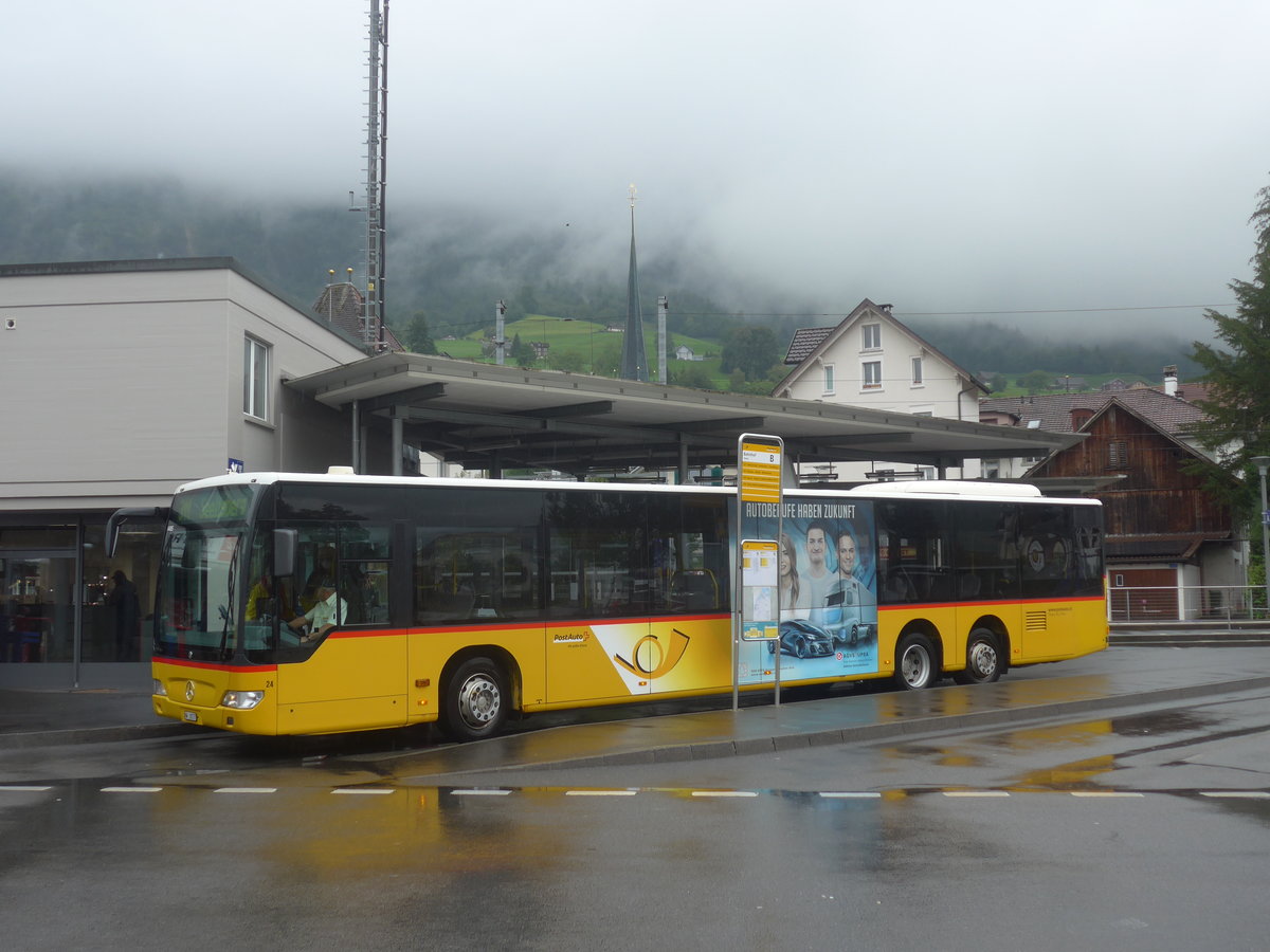 (220'207) - Thepra, Stans - Nr. 24/NW 28'577 - Mercedes am 29. August 2020 beim Bahnhof Stans