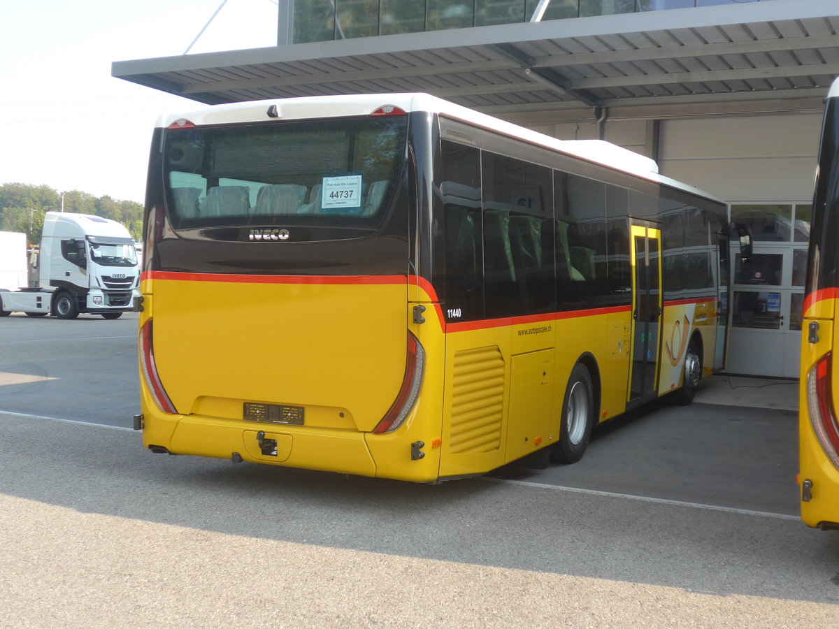 (220'711) - AutoPostale Ticino - PID 11'440 - Iveco am 13. September 2020 in Hendschiken, Iveco