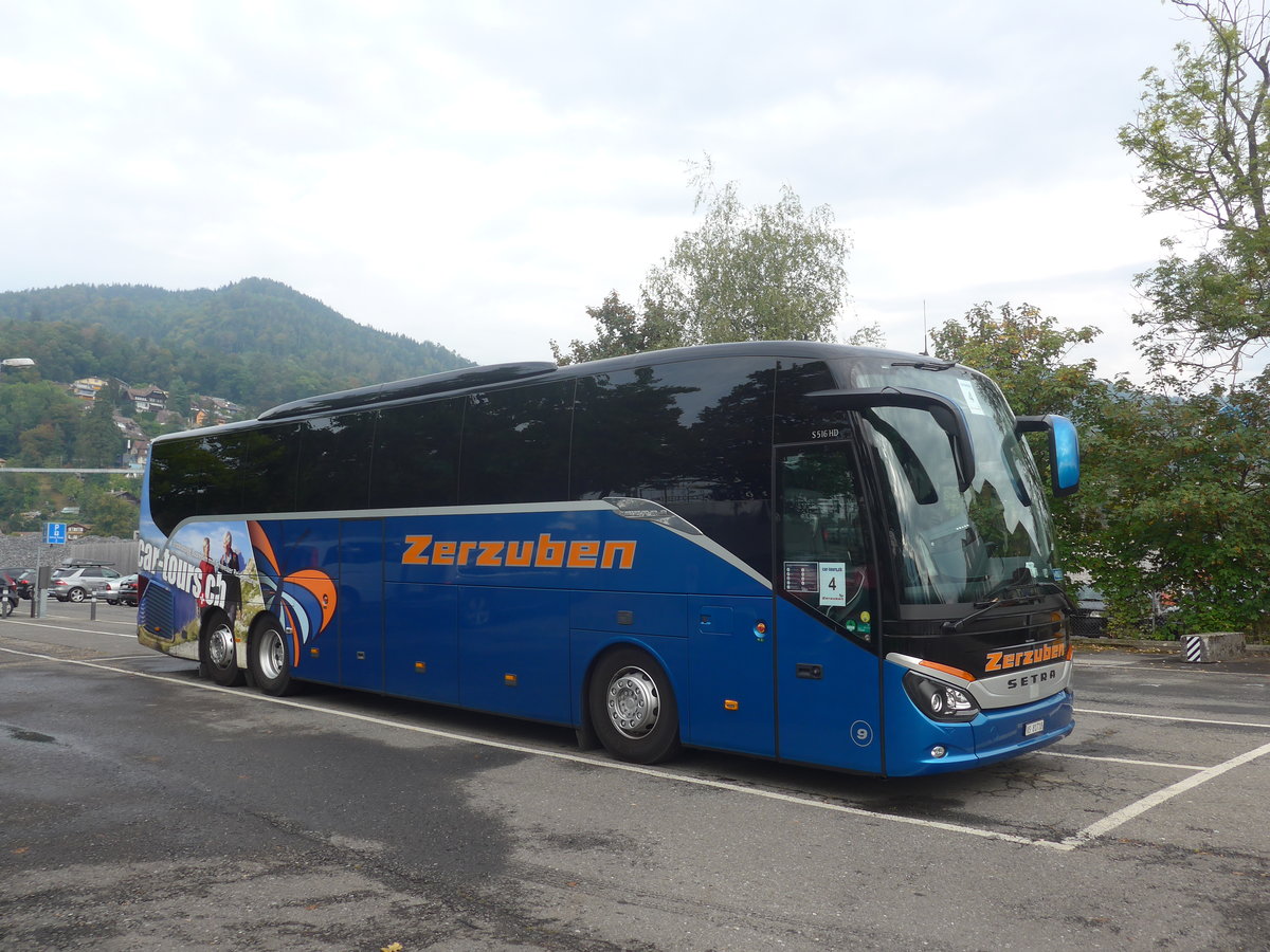 (220'804) - Zerzuben, Visp-Eyholz - Nr. 9/VS 81'718 - Setra am 19. September 2020 in Thun, Seestrasse