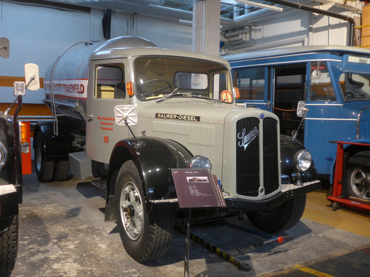 (221'177) - Hugelshofer, Frauenfeld - Nr. 15 - Saurer am 24. September 2020 in Arbon, Saurermuseum