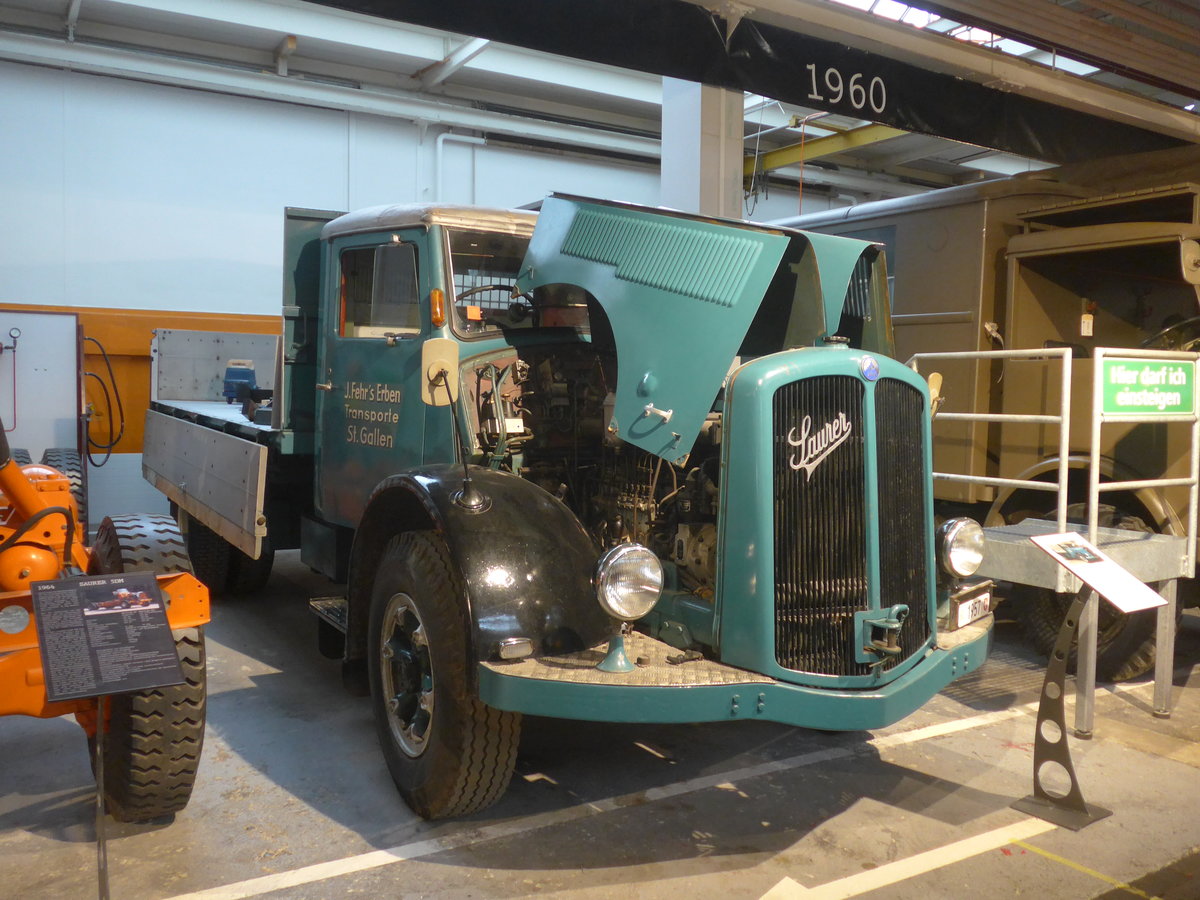 (221'182) - Fehr's Erben, St. Gallen - Saurer am 24. September 2020 in Arbon, Saurermuseum