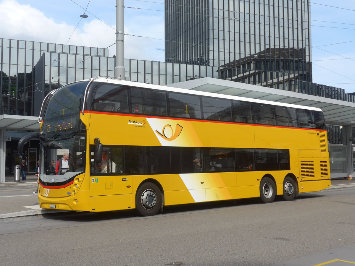 (221'221) - PostAuto Ostschweiz - SG 443'909 - Alexander Dennis am 24. September 2020 beim Bahnhof St. Gallen