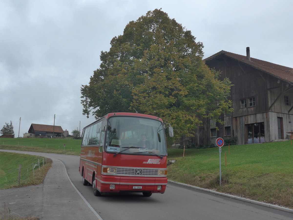 (221'852) - Biegger, Uster - Nr. 31/GL 1946 - Setra (ex AFA Adelboden Nr. 31; ex AFA Adelboden Nr. 10; ex Frhlich, Zrich) am 12. Oktober 2020 in Ghch, Ghchstrasse