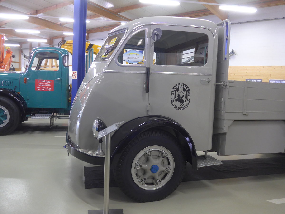 (221'984) - Mineralquelle, Eptingen - FBW/FHS (ex AAGR Rothenburg) am 18. Oktober 2020 in Wetzikon, FBW-Museum