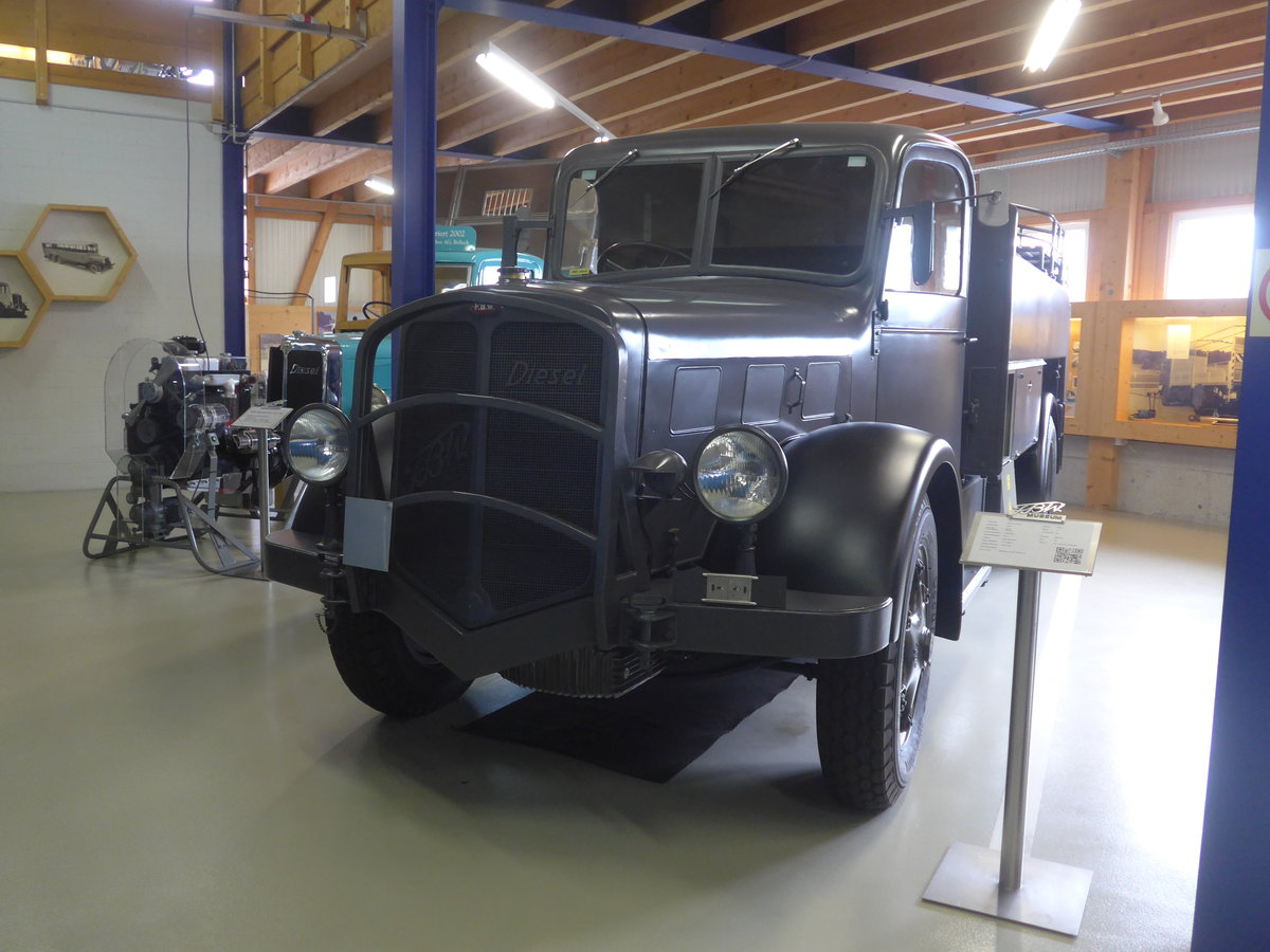(221'995) - FBW-Club, Mnnedorf - FBW am 18. Oktober 2020 in Wetzikon, FBW-Museum