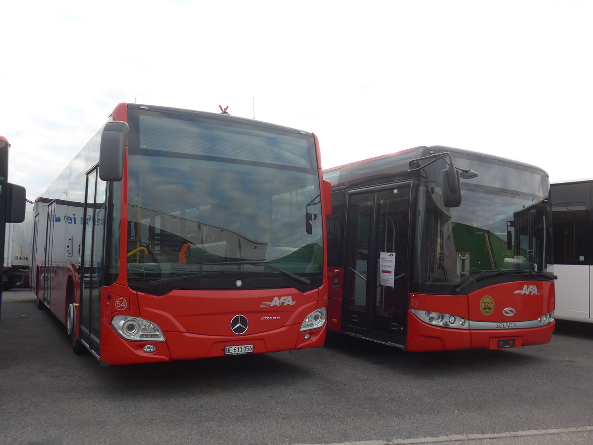 (222'060) - AFA Adelboden - Nr. 54/BE 611'056 - Mercedes am 18. Oktober 2020 in Kerzers, Interbus