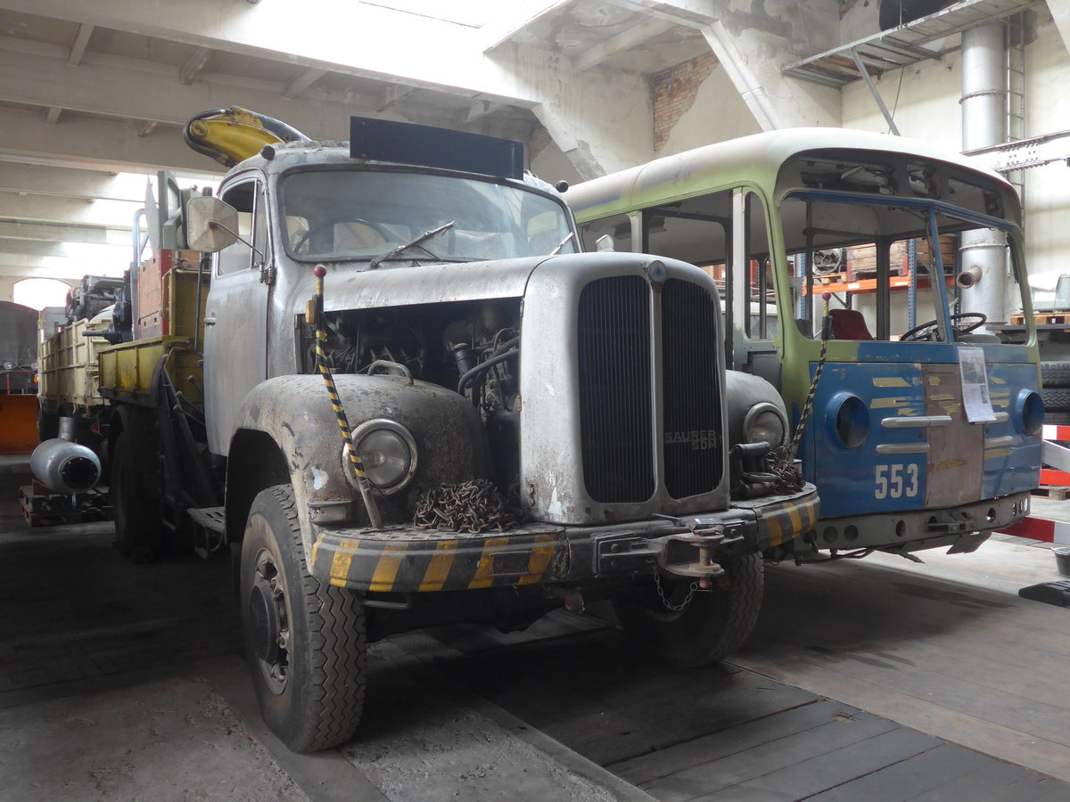 (222'294) - Oldtimer Club Saurer, Arbon - Saurer am 21. Oktober 2020 in Arbon, Saurermuseum Depot
