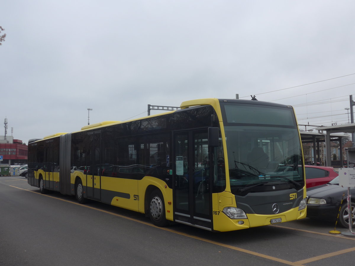 (222'929) - STI Thun - Nr. 167/BE 752'167 - Mercedes am 30. November 2020 in Thun, CarTerminal