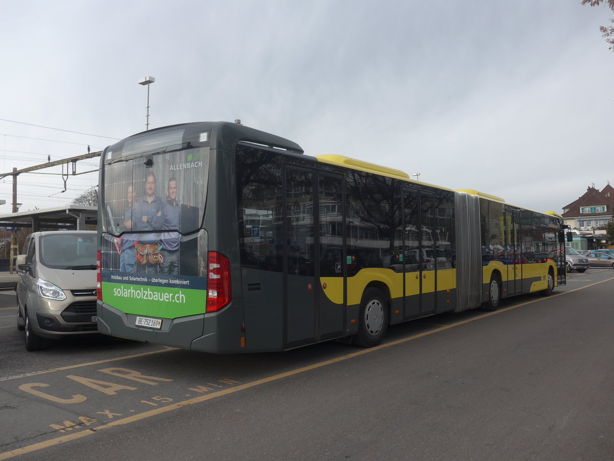 (222'941) - STI Thun - Nr. 169/BE 752'169 - Mercedes am 4. Dezember 2020 in Thun, CarTerminal