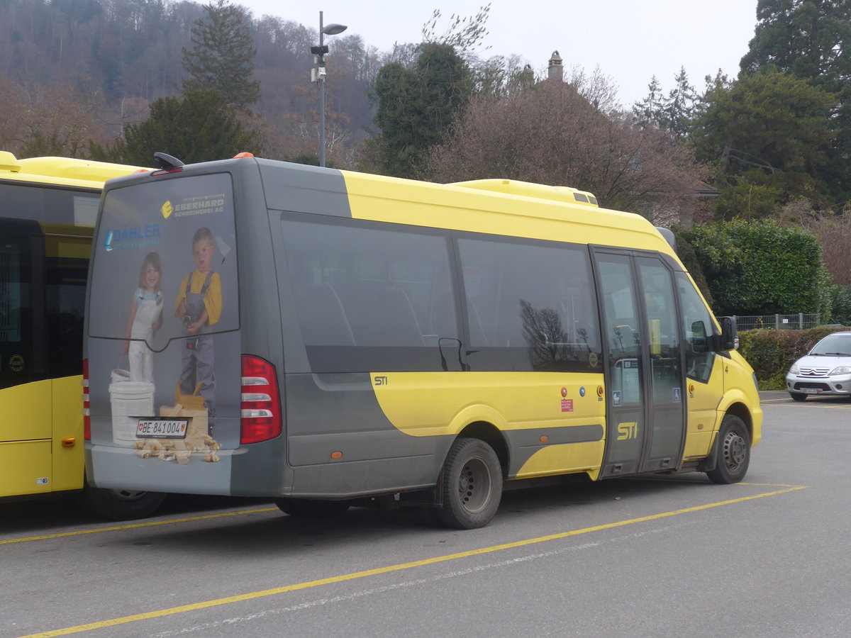 (222'980) - STI Thun - Nr. 4/BE 841'004 - Mercedes am 8. Dezember 2020 bei der Schifflndte Thun