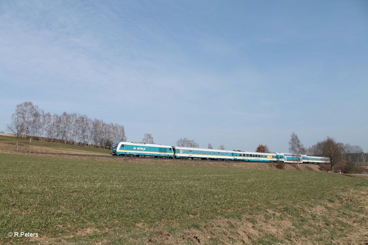 223 061 auf dem Weg nach Hof bei Naabdemenreuth. 23.03.15