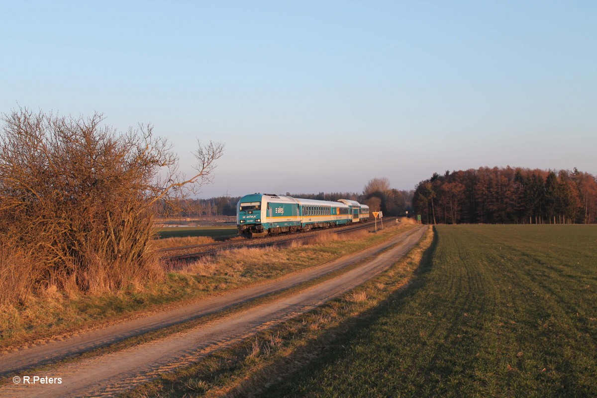 223 063 mit dem ALX84110 Mnchen - Hof bei Oberteich. 17.03.16