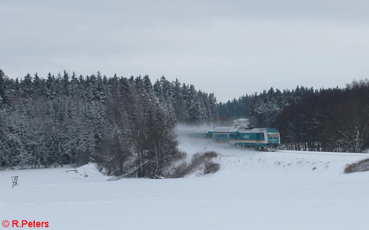 223 064 als ALX84111 Hof - München bei Oberteich. 17.01.17