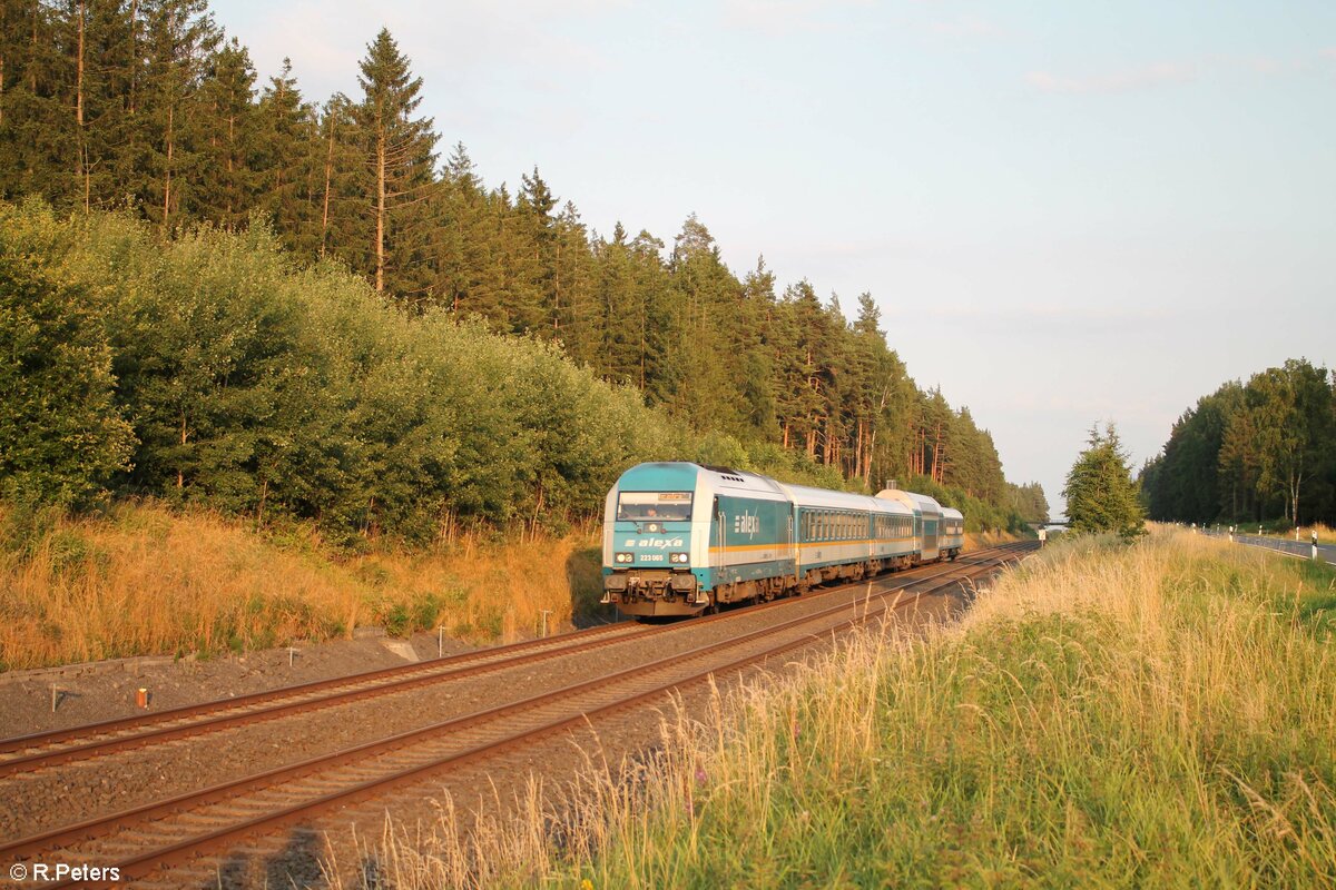 223 065 Alexa als ALX RE2 79863 München - Hof bei kirchlamitz Ost. 22.07.21