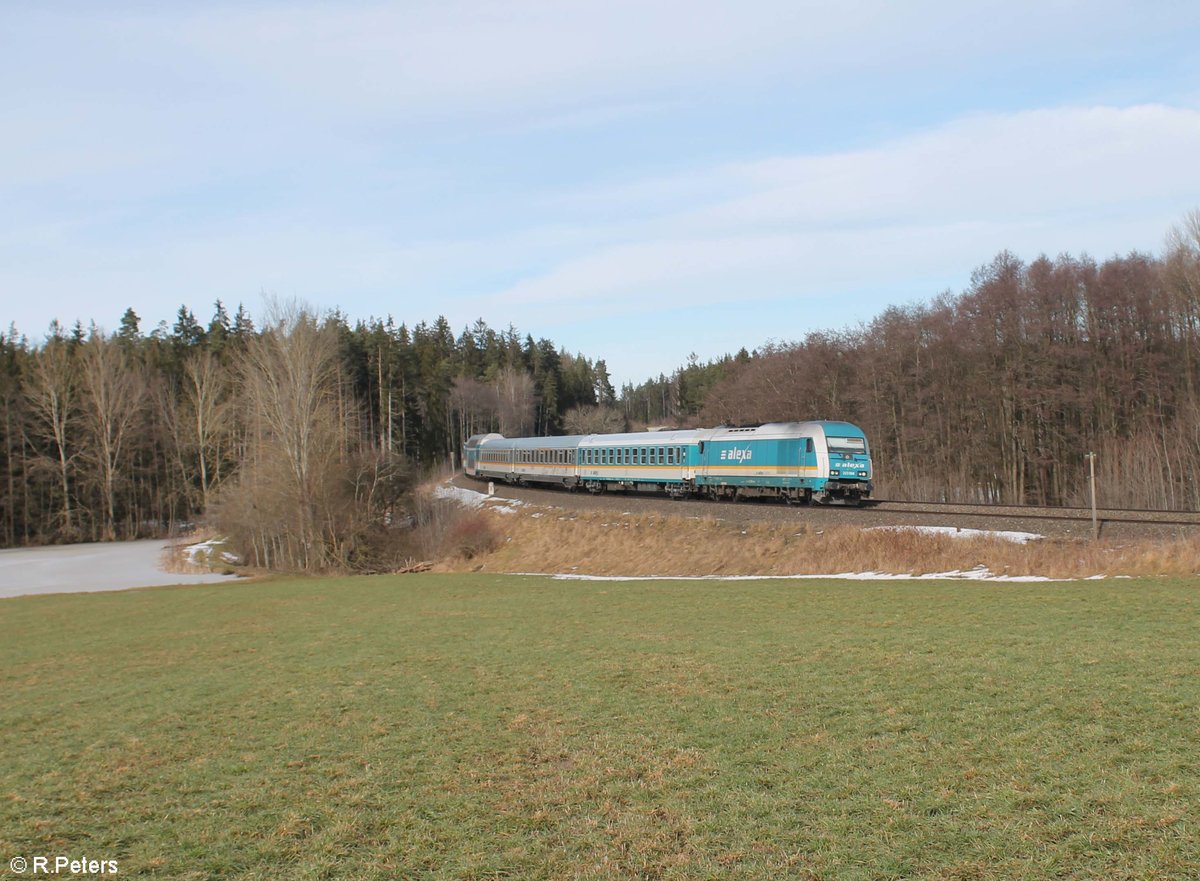 223 068 Alexa als ALX RE2 79856 Hof - München bei Oberteich. 18.02.21