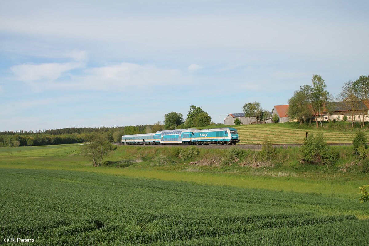 223 071 mit dem ALX 79852 Hof - München bei Reuth bei Erbendorf. 01.06.21