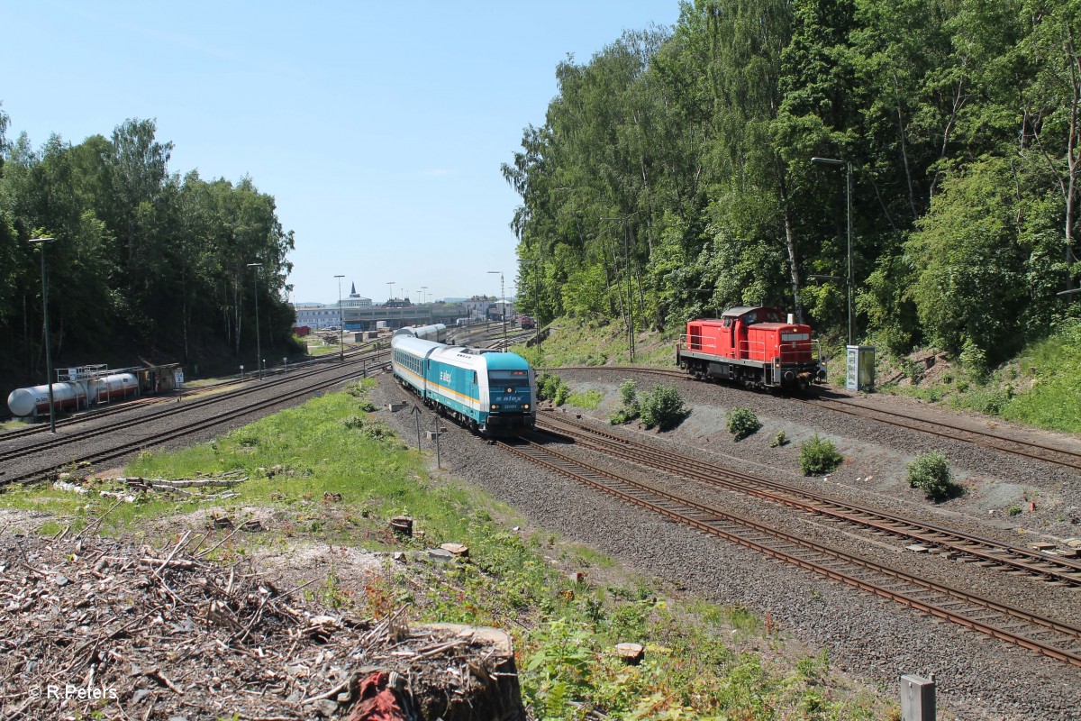 223 071 verlässt Marktredwitz mit dem ALX84104 München - Hof. 05.06.15