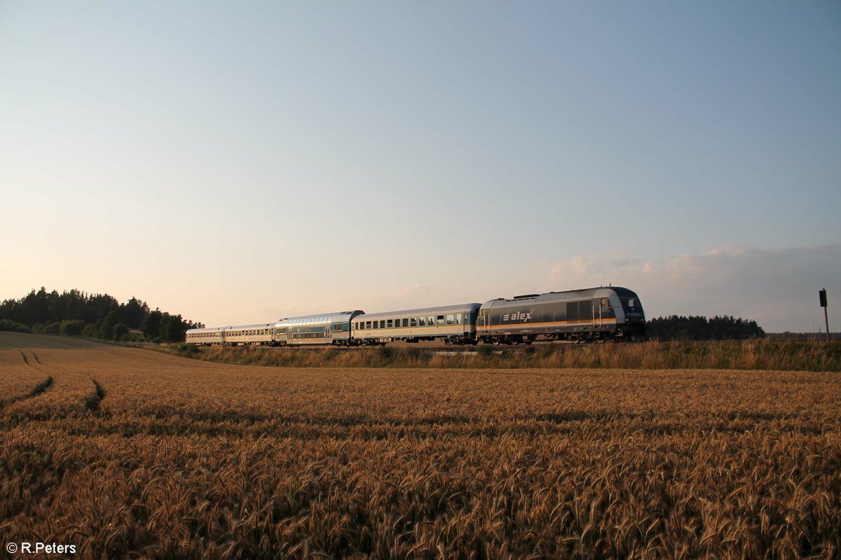 223 081 als ALX RE2 79850 Hof - München bei Unterthölau. 23.07.21