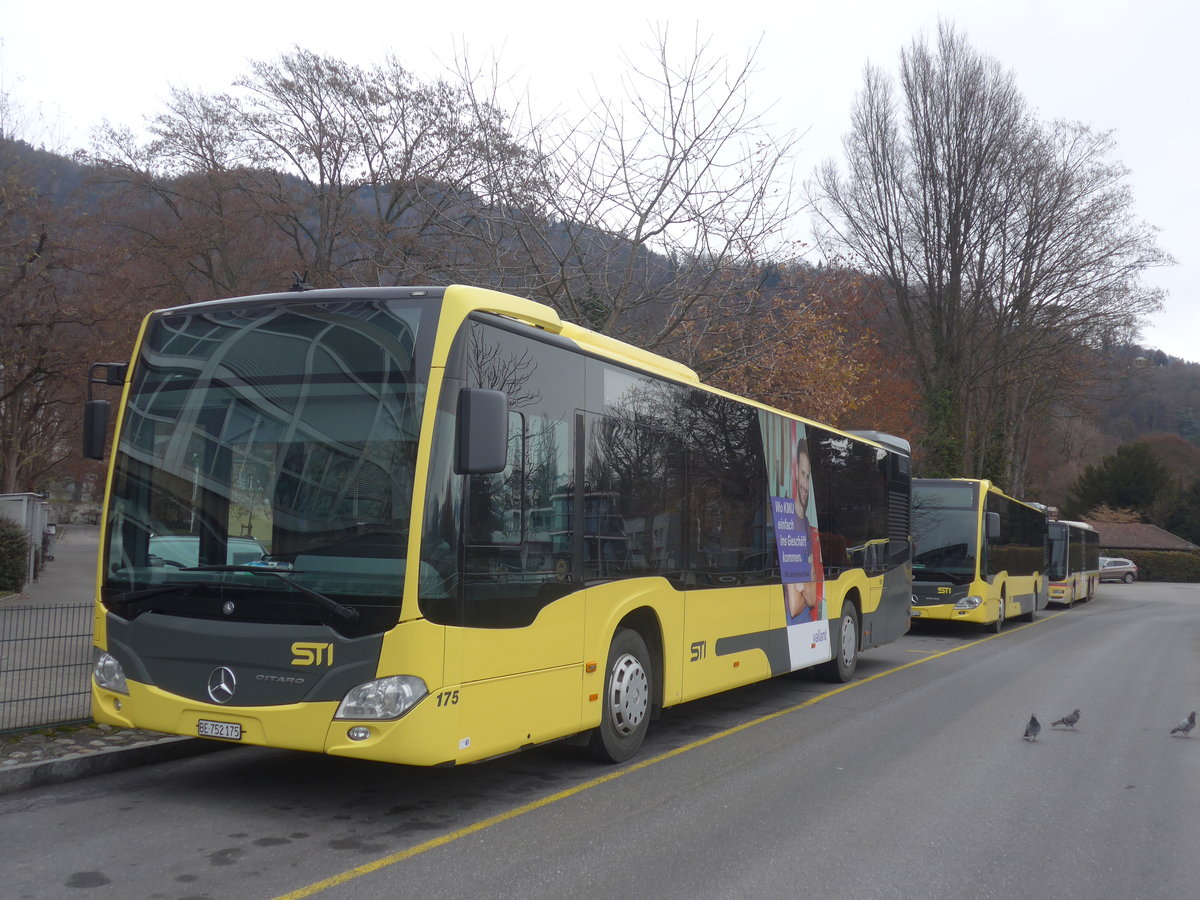 (223'053) - STi Thun - Nr. 175/BE 752'175 - Mercedes am 20. Dezember 2020 bei der Schifflndte Thun