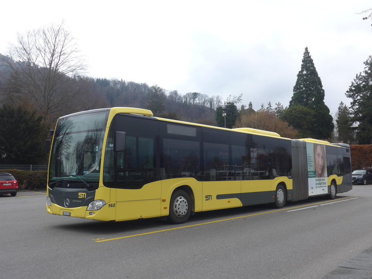 (223'816) - STI Thun - Nr. 162/BE 752'162 - Mercedes am 27. Februar 2021 bei der Schifflndte Thun