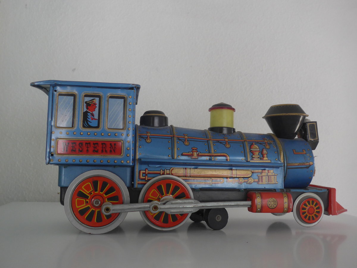 (223'973) - Western-Lokomotive aus Blech  Made in Japan  von 1966 am 6. Mrz 2021 in Thun