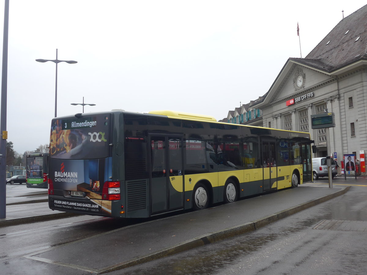 (224'047) - STI Thun - Nr. 188/BE 804'188 - MAN am 8. Mrz 2021 beim Bahnhof Thun