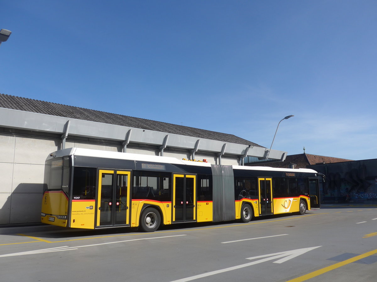 (224'628) - Steiner, Ortschwaben - Nr. 20/BE 32'333 - Solaris am 29. Mrz 2021 in Bern, Postautostation