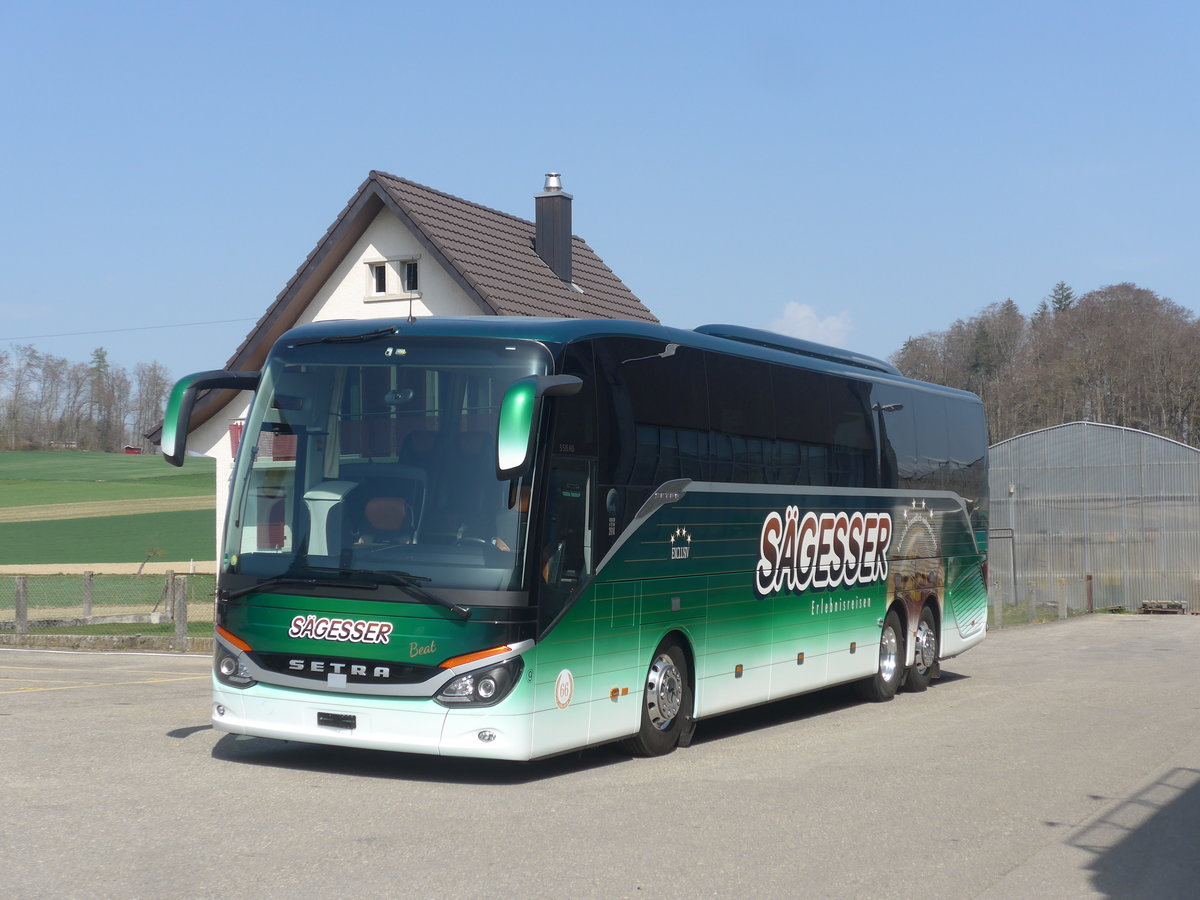 (224'726) - Sgesser, Wintersingen - Nr. 9 - Setra am 2. April 2021 in Bchslen, Remund