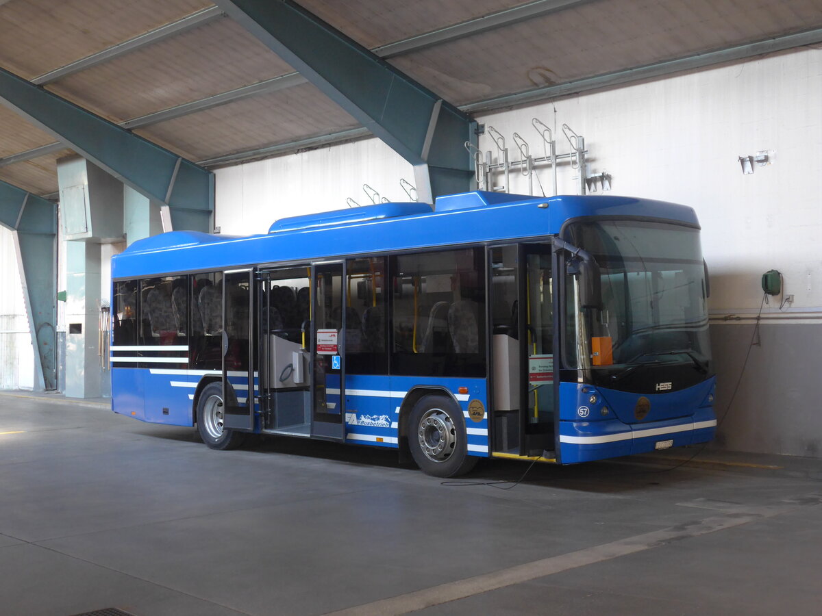 (225'223) - AFA Adelboden - Nr. 57/BE 272'798 - Scania/Hess am 25. April 2021 in Adelboden, Busstation