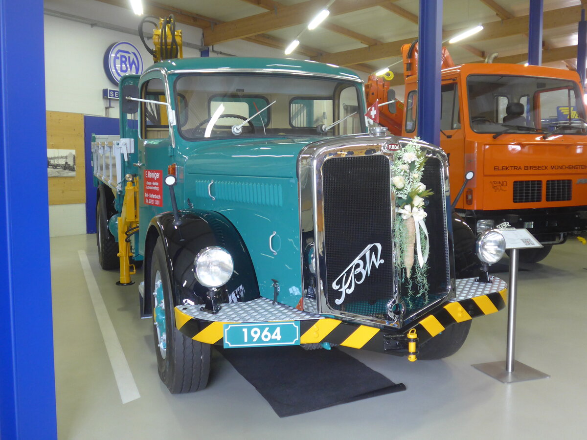 (225'784) - Heiniger, Ried-Neftenbach - FBW am 6. Juni 2021 in Wetzikon, FBW-Museum