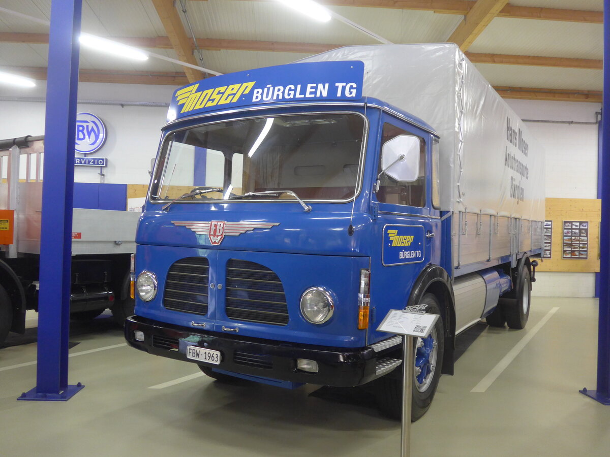 (225'789) - Moser, Brglen - FBW am 6. Juni 2021 in Wetzikon, FBW-Museum
