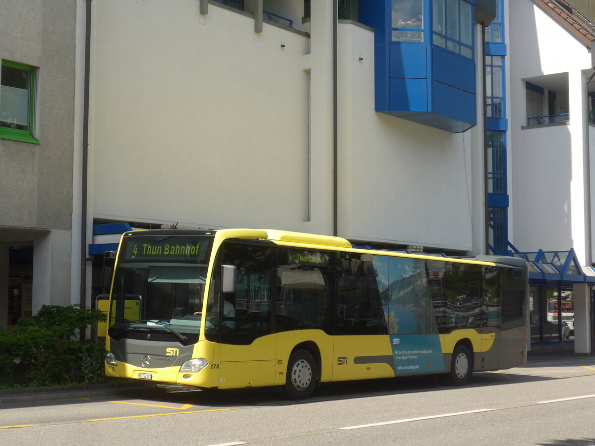 (225'988) - STI Thun - Nr. 178/BE 752'178 - Mercedes am 23. Juni 2021 in Thun, Postbrcke