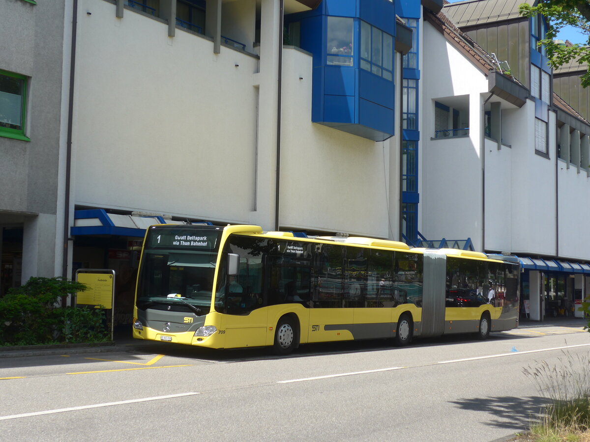 (225'997) - STI Thun - Nr. 709/BE 865'709 - Mercedes am 23. Juni 2021 in Thun, Postbrcke