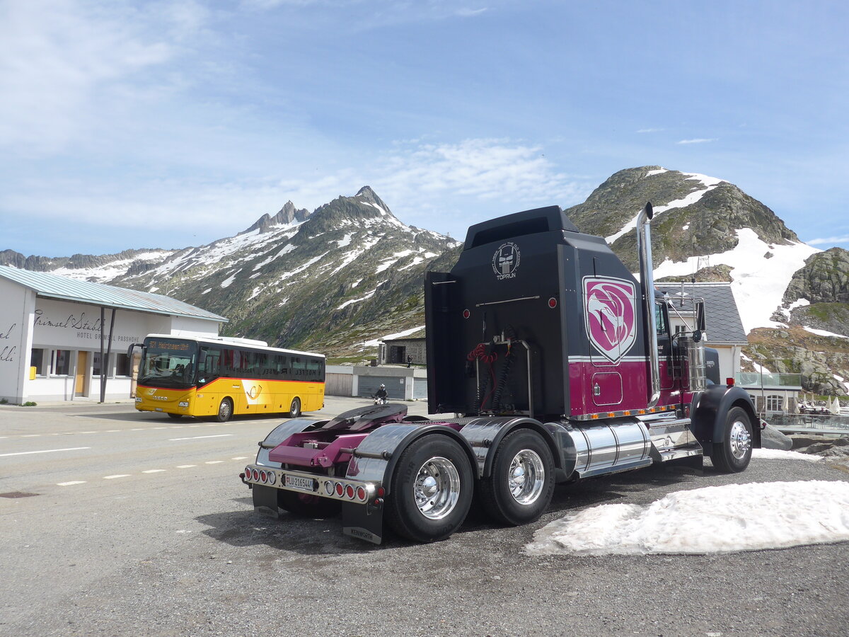 (226'104) - Kenworth - LU 216'544 - am 3. Juli 2021 auf dem Grimselpass