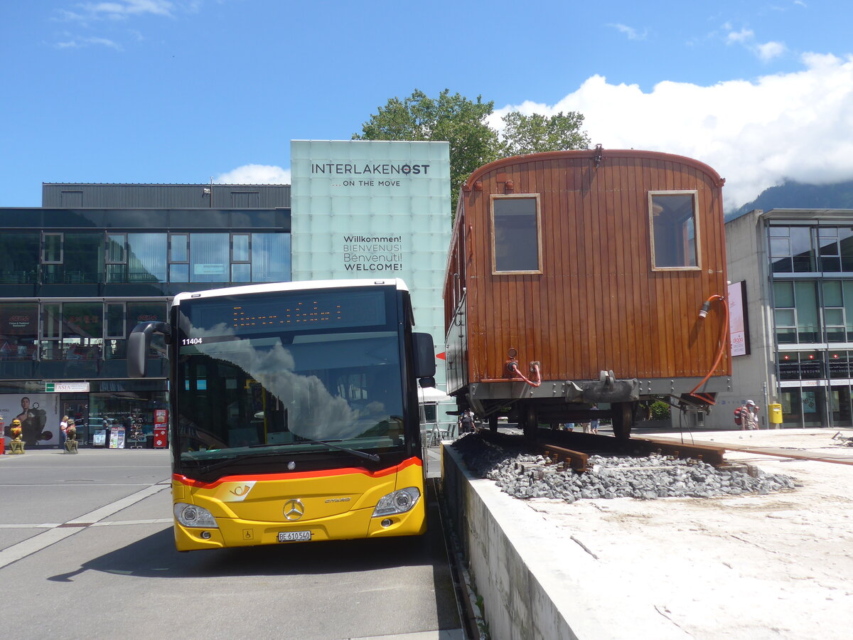 (226'406) - PostAuto Bern - BE 610'540 - Mercedes am 11. Juli 2021 beim Bahnhof Interlaken Ost