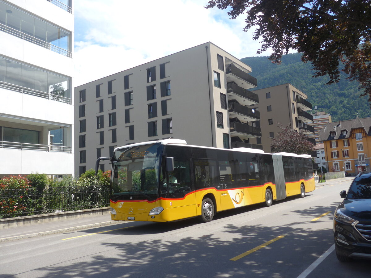 (226'519) - Buchard, Leytron - VS 223'348 - Mercedes am 17. Juli 2021 beim Bahnhof Martigny