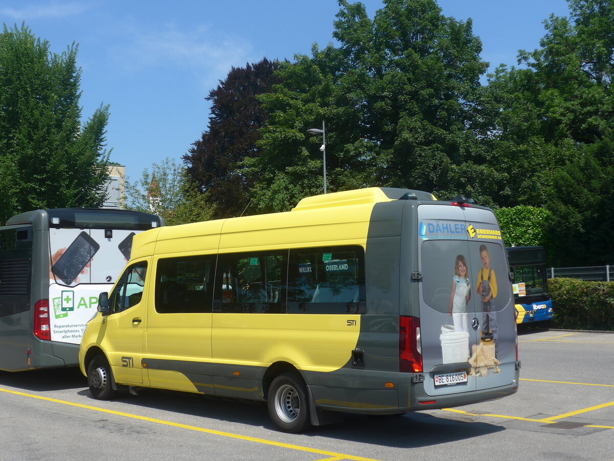 (226'813) - STI Thun - Nr. 5/BE 816'005 - Mercedes am 30. Juli 2021 bei der Schifflndte Thun