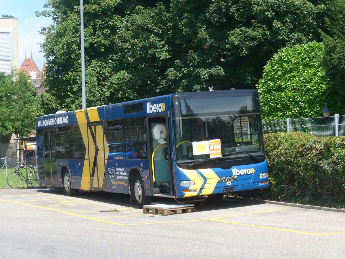 (226'815) - STI Thun - Nr. 128 - MAN am 30. Juli 2021 bei der Schifflndte Thun