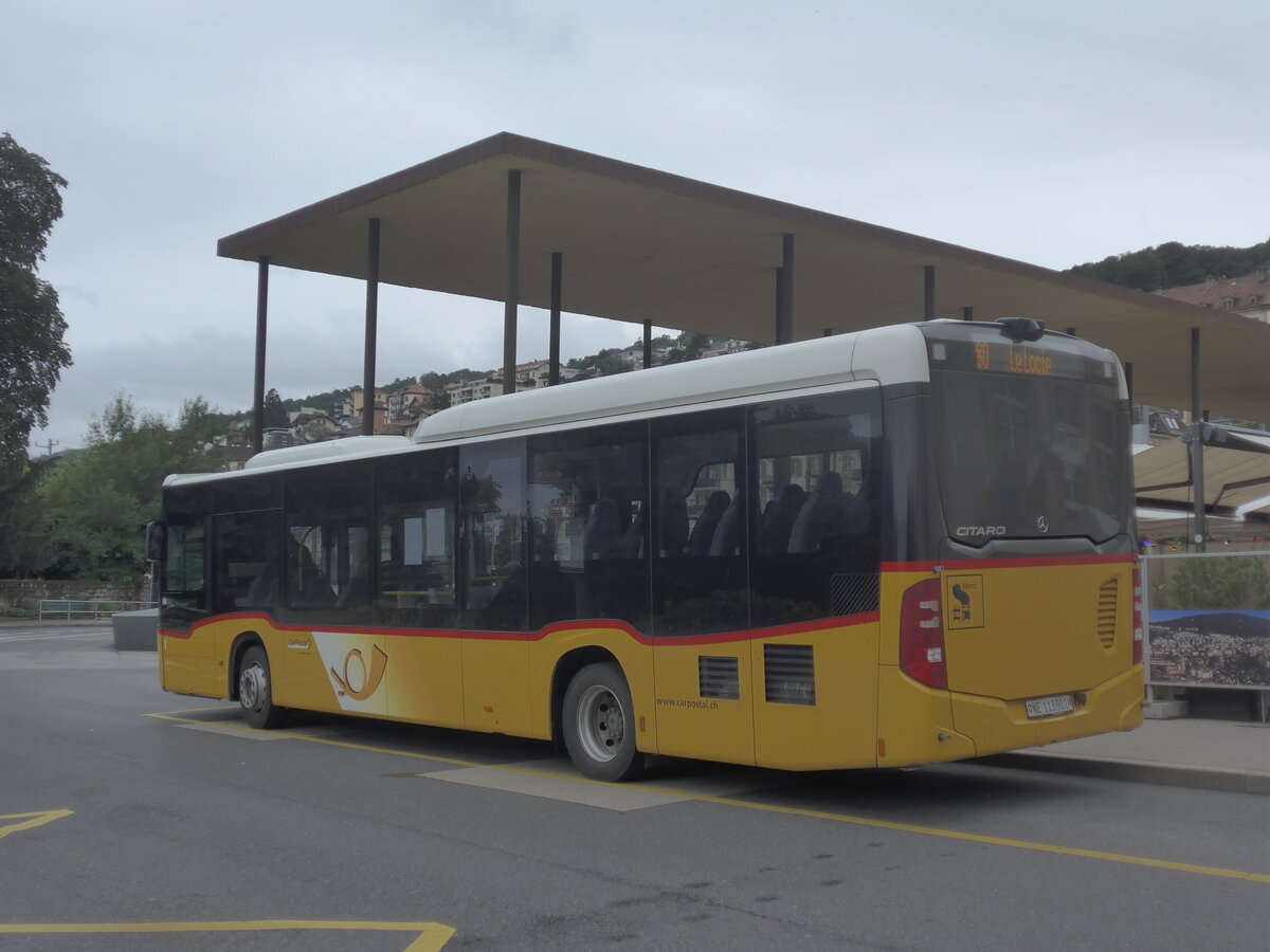 (226'832) - CarPostal Ouest - NE 113'901 - Mercedes am 1. August 2021 beim Bahnhof Neuchtel