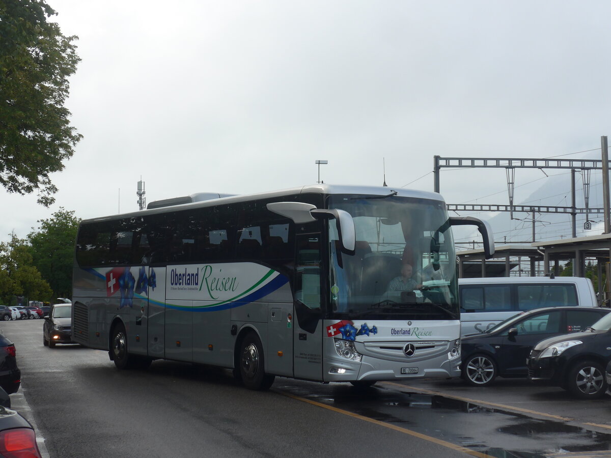 (226'996) - Oberland Reisen, Thun - BE 70'064 - Mercedes am 5. August 2021 in Thun, CarTerminal