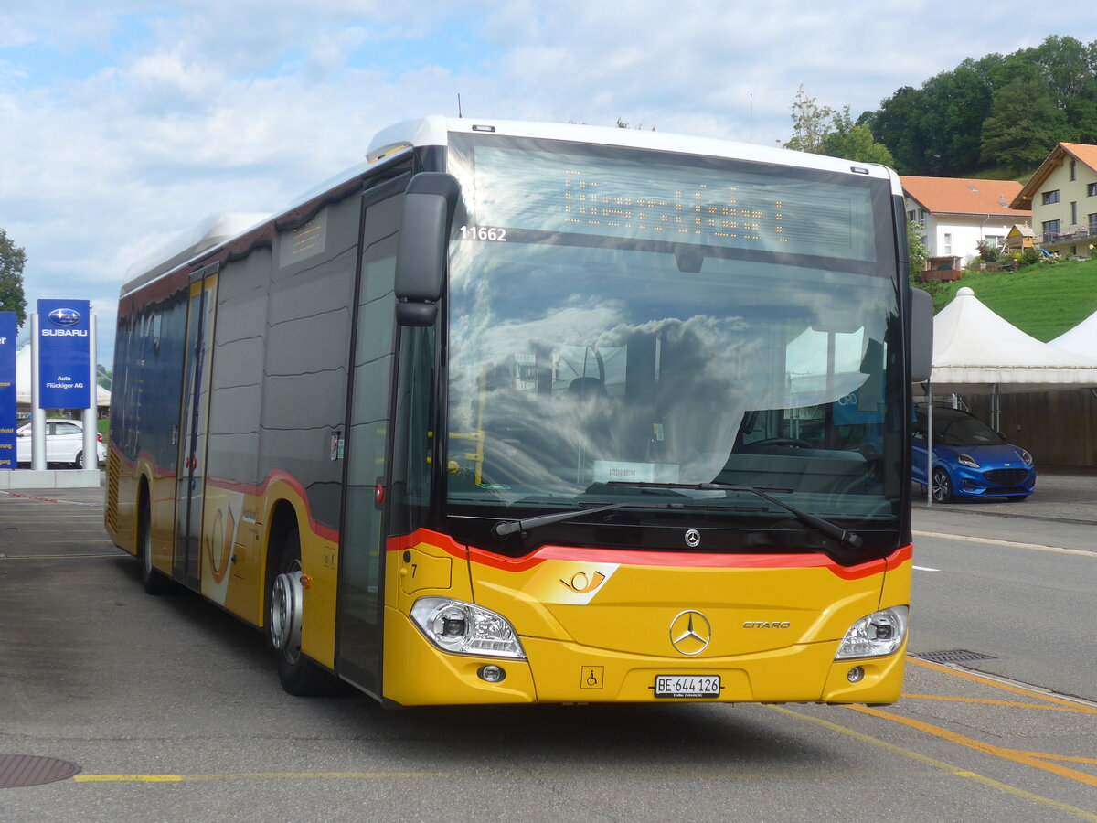 (227'029) - Engeloch, Riggisberg - Nr. 7/BE 644'126 - Mercedes am 7. August 2021 in Riggisberg, Post