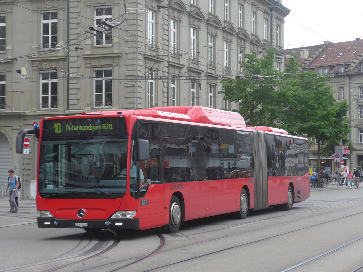 (227'047) - Bernmobil, Bern - Nr. 861/BE 671'861 - Mercedes am 7. April 2021 beim Bahnhof Bern