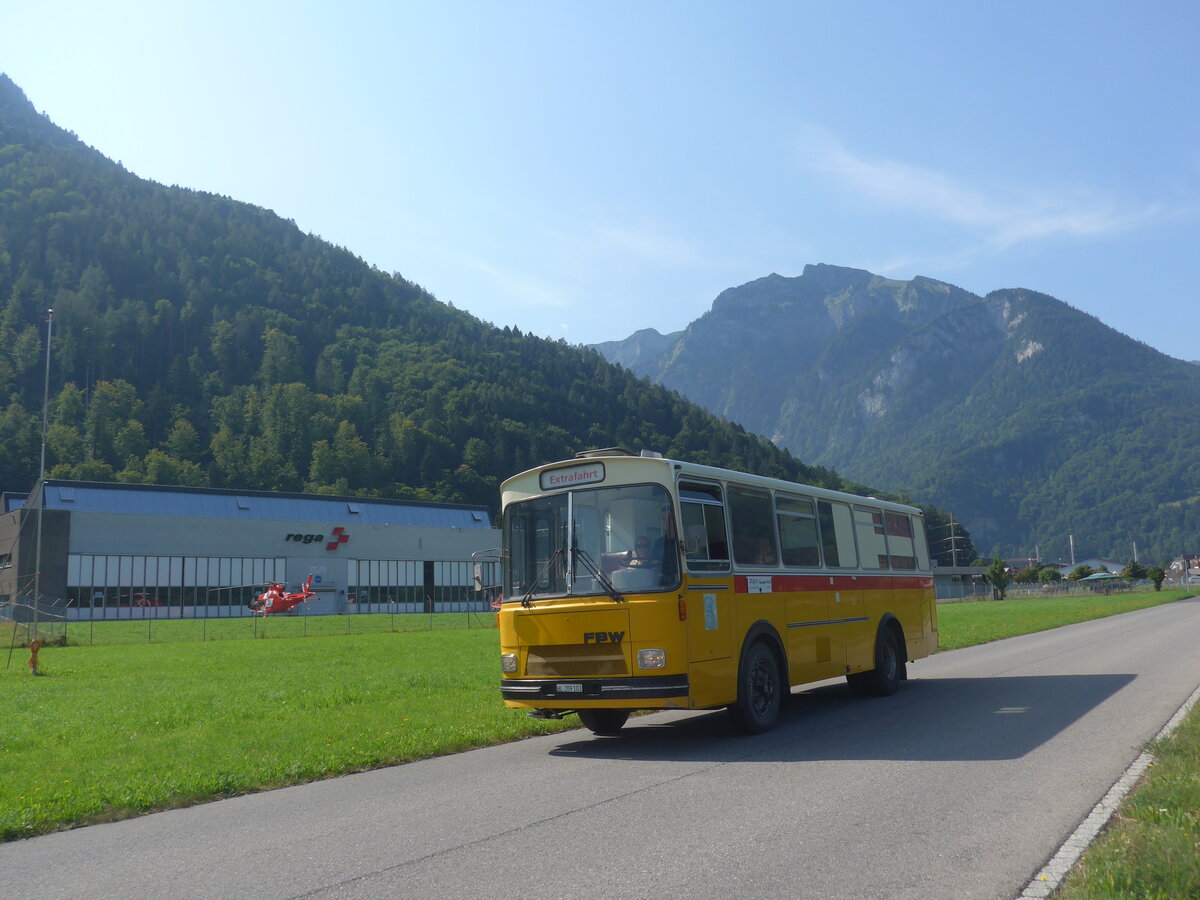 (227'449) - Heuberger, Therwil - BL 209'103 - FBW/Tscher (ex Kurhaus Val Sinestra, Sent; ex Mark, Andeer; ex Fravi, Andeer) am 21. August 2021 in Wilderswil, Rega