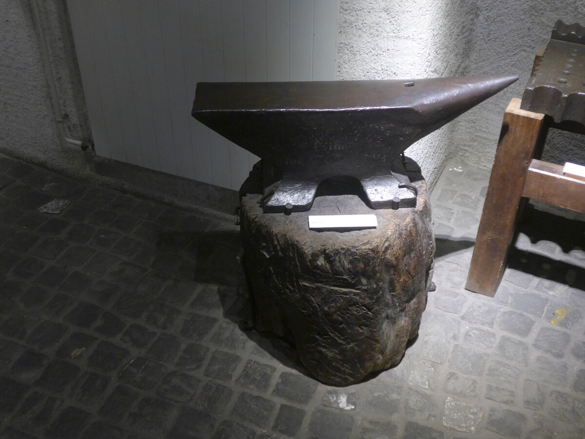 (227'550) - Amboss am 28. August 2021 in Vallorbe, Muse du fer et du chemin de fer