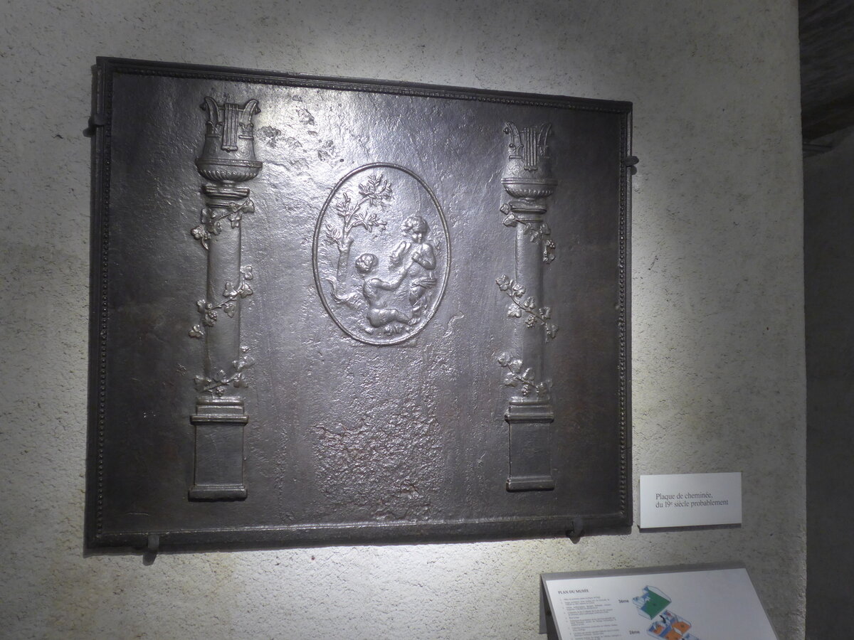 (227'551) - Chemin Plakette am 28. August 2021 in Vallorbe, Muse du fer et du chemin de fer