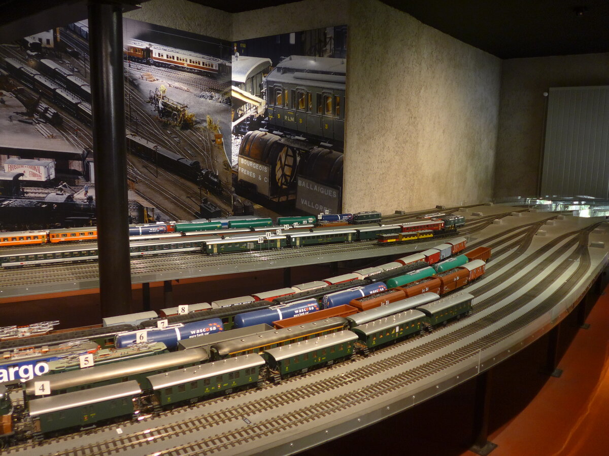 (227'569) - Modelleinsenbahnanlage am 28. August 2021 in Vallorbe, Muse du fer et du chemin de fer