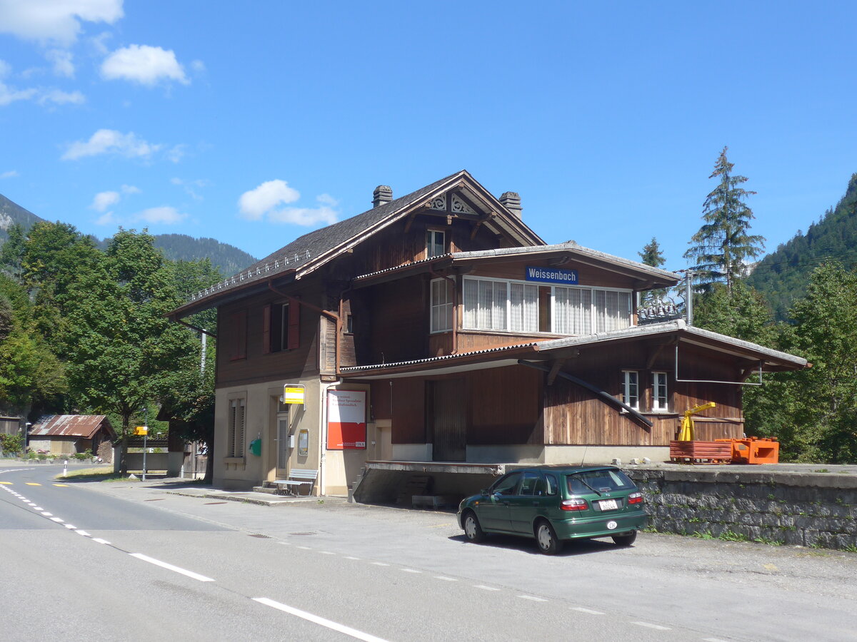 (228'021) - Bahnhof Weissenbach am 13. September 2021