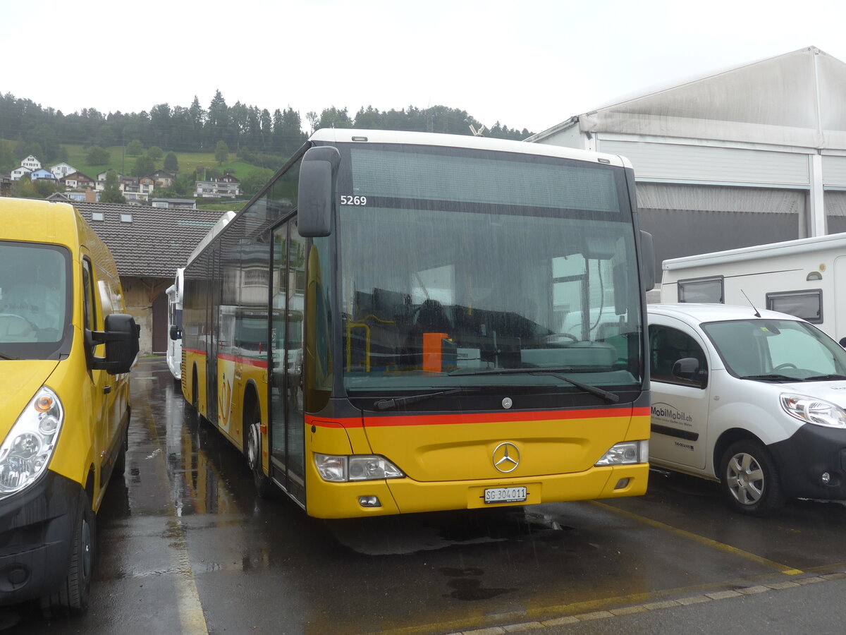 (228'159) - PostAuto Ostschweiz - SG 304'011 - Mercedes am 19. September 2021 in Schmerikon, Thomann